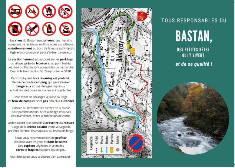 Dépliant "Tous responsables du Bastan"
